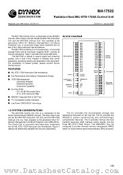 MAR17502FC datasheet pdf Dynex Semiconductor