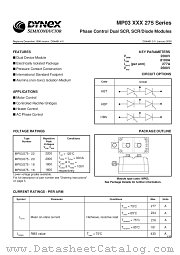 MP03_275-22 datasheet pdf Dynex Semiconductor