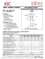 AB250-C1500RG datasheet pdf EIC discrete Semiconductors