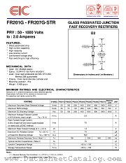 FR207G-STR datasheet pdf EIC discrete Semiconductors