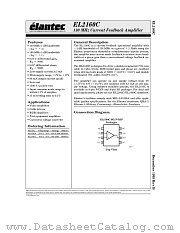 EL2060CN datasheet pdf Elantec Semiconductor