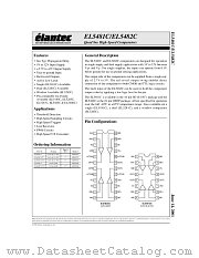 EL5481CU datasheet pdf Elantec Semiconductor