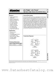 EL7104CS datasheet pdf Elantec Semiconductor