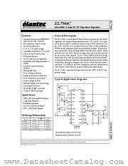 EL7564CRE-T13 datasheet pdf Elantec Semiconductor