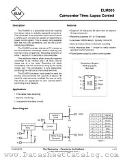 ELM303SM datasheet pdf ELM Electronics