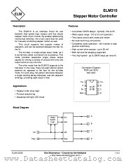 ELM310SM datasheet pdf ELM Electronics