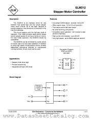 ELM312SM datasheet pdf ELM Electronics