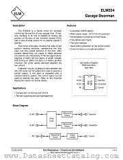 ELM334P datasheet pdf ELM Electronics