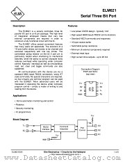 ELM621P datasheet pdf ELM Electronics