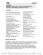 EN29F800B-55T datasheet pdf Eon Silicon Solution
