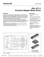 PBL3771_1QNT datasheet pdf Ericsson Microelectronics