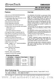 EM6A9320BI-3.5 datasheet pdf Etron Tech