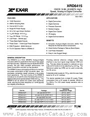 XRD6415 datasheet pdf Exar