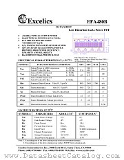 EFA480B datasheet pdf Excelics Semiconductor