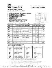 EFA480C-180F datasheet pdf Excelics Semiconductor