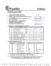 EFB025A datasheet pdf Excelics Semiconductor