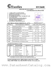 EFC060B datasheet pdf Excelics Semiconductor