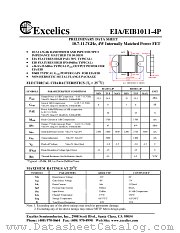 EIB1011-4P datasheet pdf Excelics Semiconductor