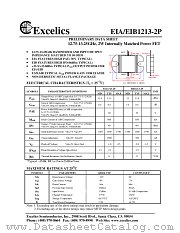 EIA1213-2P datasheet pdf Excelics Semiconductor