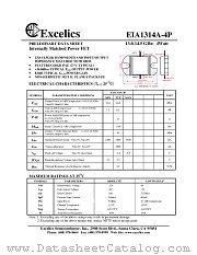 EIA1314A-4P datasheet pdf Excelics Semiconductor