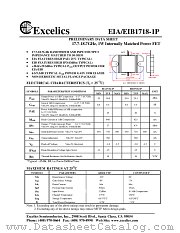 EIB1718-1P datasheet pdf Excelics Semiconductor