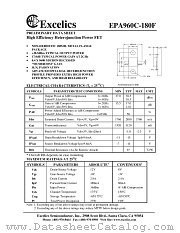 EPA960C-180F datasheet pdf Excelics Semiconductor