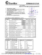 EPB018A5 datasheet pdf Excelics Semiconductor