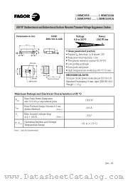 1.5SMC200C datasheet pdf Fagor