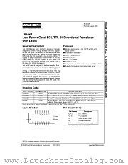 100328SCX datasheet pdf Fairchild Semiconductor