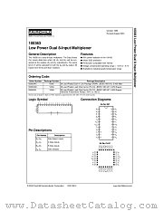 100363DC datasheet pdf Fairchild Semiconductor