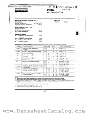2N4013 datasheet pdf Fairchild Semiconductor