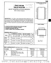 74S189DC datasheet pdf Fairchild Semiconductor