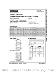 74AC240CW datasheet pdf Fairchild Semiconductor