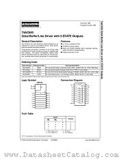 74AC540CW datasheet pdf Fairchild Semiconductor