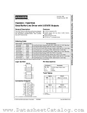 74ACT244CW datasheet pdf Fairchild Semiconductor