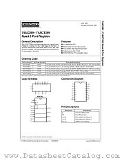 74ACT399CW datasheet pdf Fairchild Semiconductor