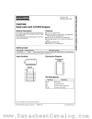 74ACT563CW datasheet pdf Fairchild Semiconductor