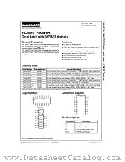 74ACT573CW datasheet pdf Fairchild Semiconductor