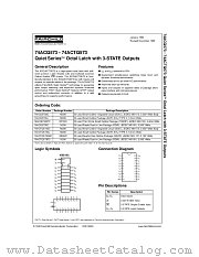 74ACTQ573CW datasheet pdf Fairchild Semiconductor