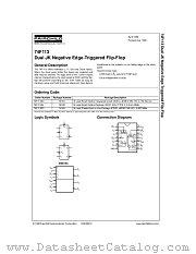 74F113SCX datasheet pdf Fairchild Semiconductor