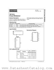 74F151ACW datasheet pdf Fairchild Semiconductor