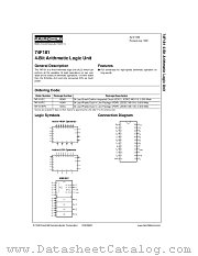 74F181SCX datasheet pdf Fairchild Semiconductor