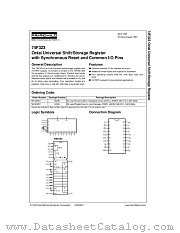 74F323CW datasheet pdf Fairchild Semiconductor