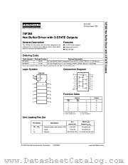 74F365SCX datasheet pdf Fairchild Semiconductor