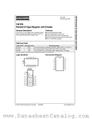 74F378SCX datasheet pdf Fairchild Semiconductor