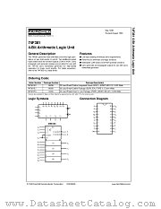 74F381CW datasheet pdf Fairchild Semiconductor
