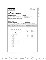 74F521CW datasheet pdf Fairchild Semiconductor