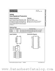 74F544MSAX datasheet pdf Fairchild Semiconductor