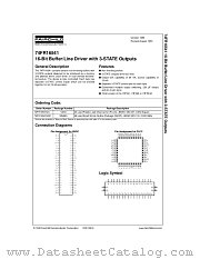 74FR16541SSCX datasheet pdf Fairchild Semiconductor