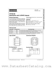 74VHC125CW datasheet pdf Fairchild Semiconductor